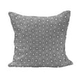 thumbnail image 1 of Grey and White Fluffy Throw Pillow Cushion Cover, Oriental Folk Historic Motif with Stars Geometric, Decorative Square Accent Pillow Case, 36" x 36", Charcoal Grey White, by Ambesonne, 1 of 5