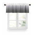 thumbnail image 1 of Grey White Gradient Kitchen Valances for Windows Abstract Watercolor Valance Curtains&nbsp; for Kitchen /Living Room/Bedroom/ Bathroom Decor, 54"x18 " ,Rod Pocket 1 Panel,, 1 of 7