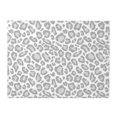 Grey White Leopard Print Canvas Wall Art Prints Wall Art Wall Hanging