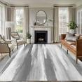 thumbnail image 1 of Grey White Ombre Area Rugs 6x9 for Living Room, Abstract Art Oil Painting Modern Non Slip Washable Rug Runner, Low Pile Indoor Floor Carpet Mat Bathroom Rugs for Bedroom, Kids Room, 1 of 9