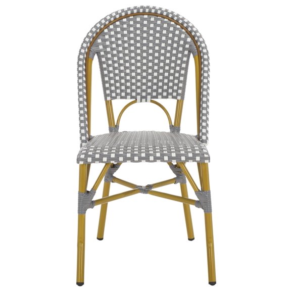 Grey / White Safavieh Home Collection Hooper Indoor-Outdoor Stacking Side