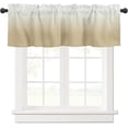 thumbnail image 1 of Grey White Valance for Windows Ombre Curtains Valances Modern Gradual Color Curtains Rod Pocket Window Treatment for Kitchen Living Room Bedroom Bathroom Home Decor 1 Panel 54x18 Inch, 1 of 6