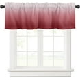 thumbnail image 1 of Grey White Valance for Windows Ombre Curtains Valances Modern Gradual Color Curtains Rod Pocket Window Treatment for Kitchen Living Room Bedroom Bathroom Home Decor 1 Panel 54x18 Inch, 1 of 6