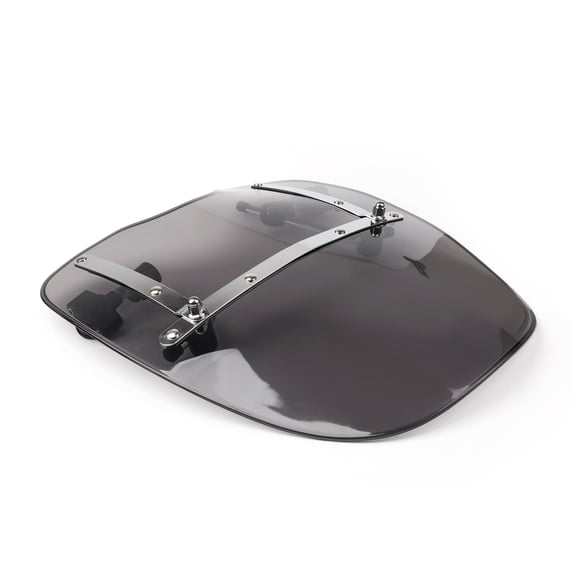 Grey Windscreen Windshield For Suzuki Honda Kawasaki Yamaha Touring Softail Dyna