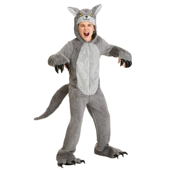Grey Wolf Costume Kids