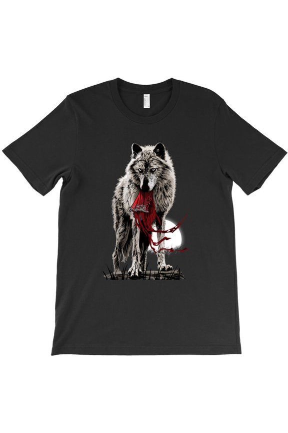 Grey Wolf, Simple Bold Animal Lover's Graphic Design For Wolves G17306 Unisex T-Shirt, Up to Size 5XL