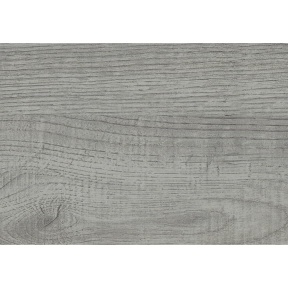 Grey Wood - look Finish | Contemporary Accent Table with Tray - style Top and Cubby | Robust and Stable Design