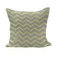thumbnail image 1 of Grey and Yellow Fluffy Throw Pillow Cushion Cover, Modern Geometrical Triangles Zig Zags Wavy Modern Image Print, Decorative Square Accent Pillow Case, 36" x 36", Pale Grey and Mustard, by Ambesonne, 1 of 5
