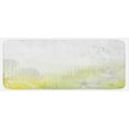 thumbnail image 1 of Grey and Yellow Kitchen Mat, Abstract Grunge Design Water Bubbles and Flowers Image, Plush Decorative Kitchen Mat with Non Slip Backing, 47" X 19", Pale Yellow Pale Grey, by Ambesonne, 1 of 1