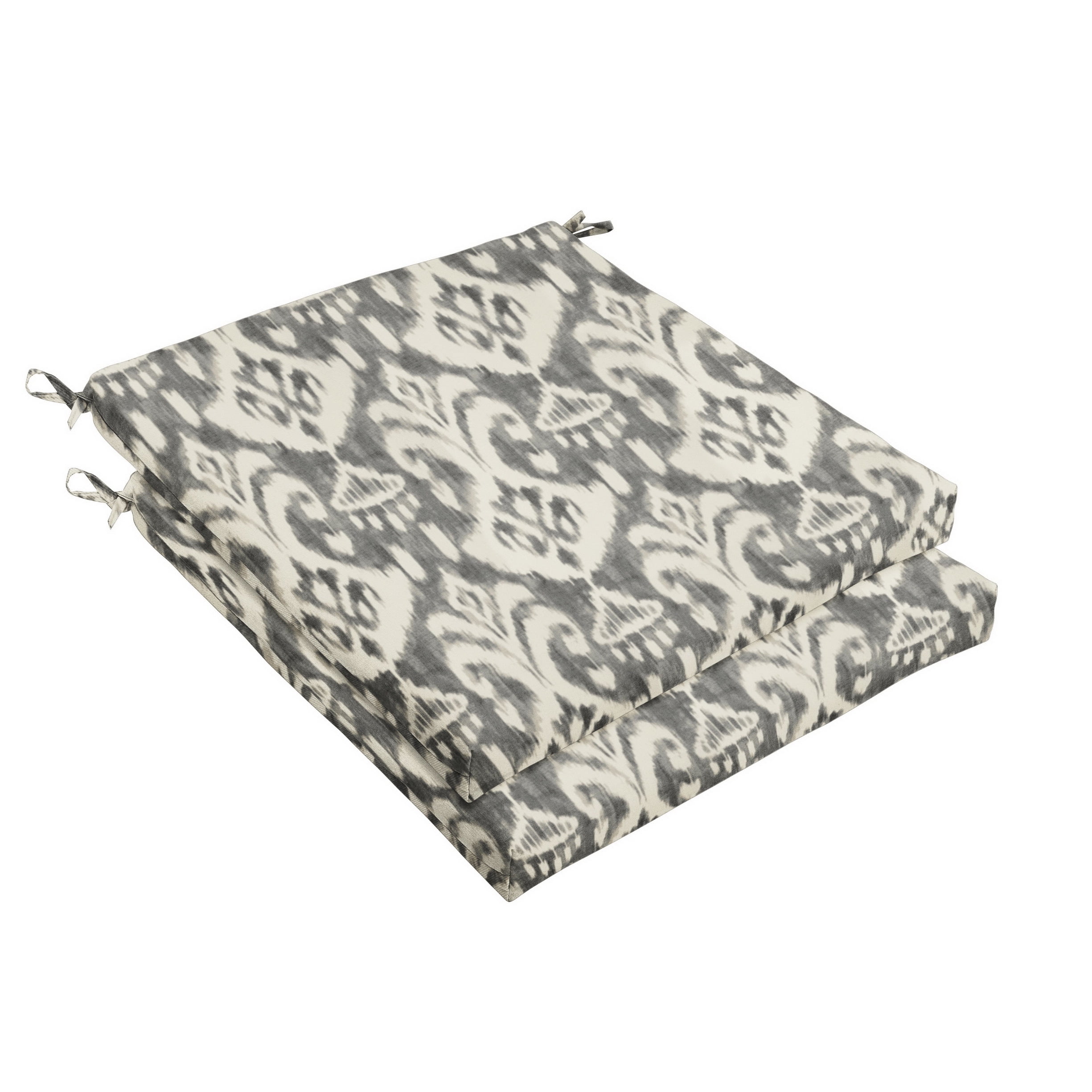 Bristol Grey and Cream Indoor/Outdoor Cushion Set - Weather Resistant
