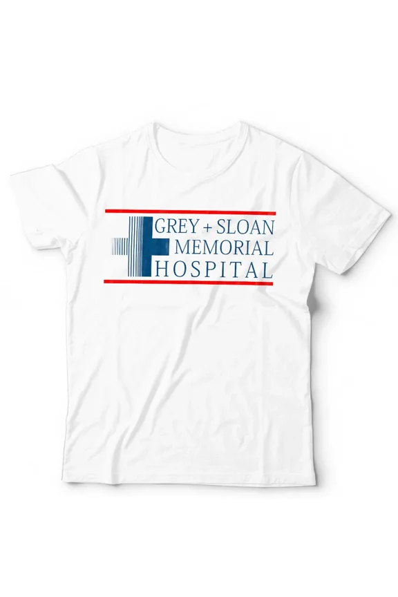 Grey and Sloan Memorial Hospital Inspired Funny TV Doctors Unisex T-Shirt, up to size 5XL