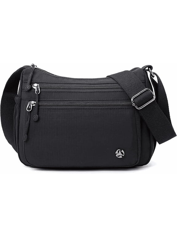 Casual Crossbody Bag with Anti Theft Pocket - Women Lightweight Water-Resistant Purse Bag