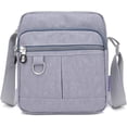 thumbnail image 1 of Women's crossbody bag, waterproof nylon shoulder wallet, messenger bag, Crossbody Bag Ladies Purses Fashion Tote Top Handle Satchel Beach Bag on Clearance(Gray), 1 of 4