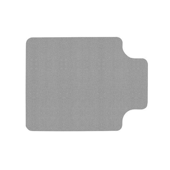 Grey office Chair Mat for Hardwood Floor Under Desk Computer Rolling Chair Mat for Wood Tile Floor Non Slide Heavy Duty Desk Rug Polyester Hard Floor Protector 35.43X47.24 Inches