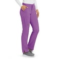 thumbnail image 1 of Barco Grey's Anatomy 4277 Women's Six Pocket Tie Front Scrub Pant Sweet Violet LP, 1 of 2