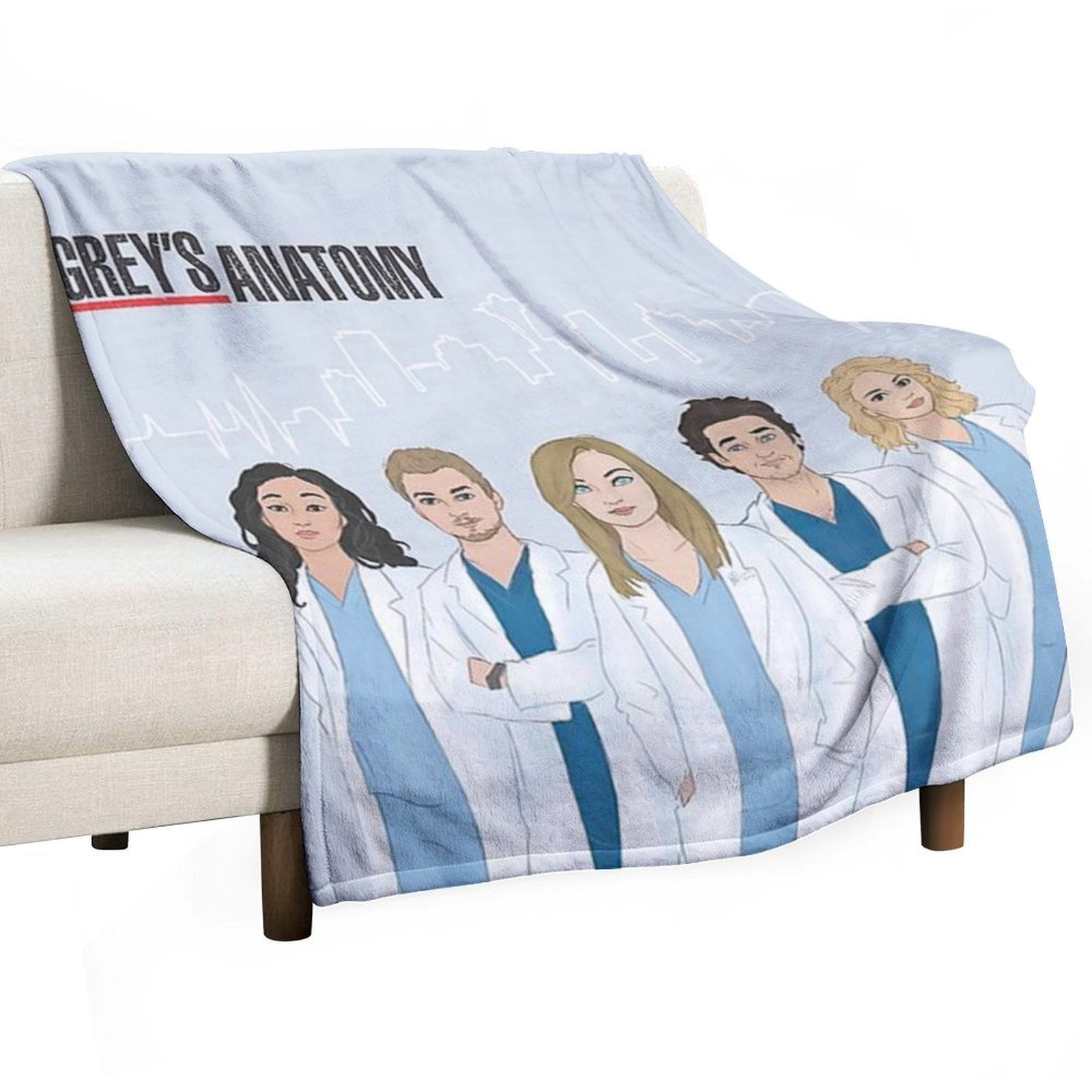 Blanket Bedding Grey's Anatomy Quilt Blanket Halloween
