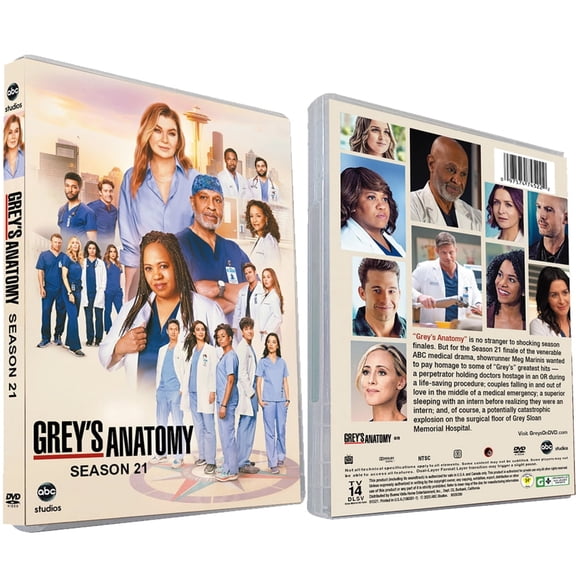 Greys Anatomy Complete Season 21 ( DVD 3-Disc Set ) Brand New & Sealed