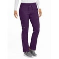 thumbnail image 1 of Barco Grey's Anatomy Stretch GRSP500 Women's Kim Three Pocket Back Logo Elastic Cargo Scrub Pant Eggplant L, 1 of 2