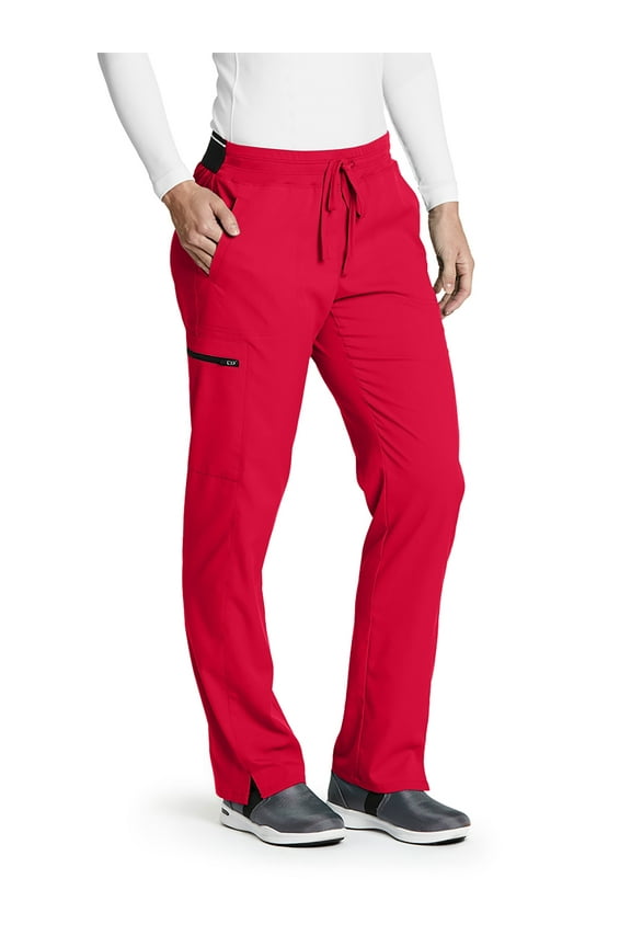 Grey's Anatomy GRSP500 Women's Kim Scrub Pant Scarlet Red 5XL