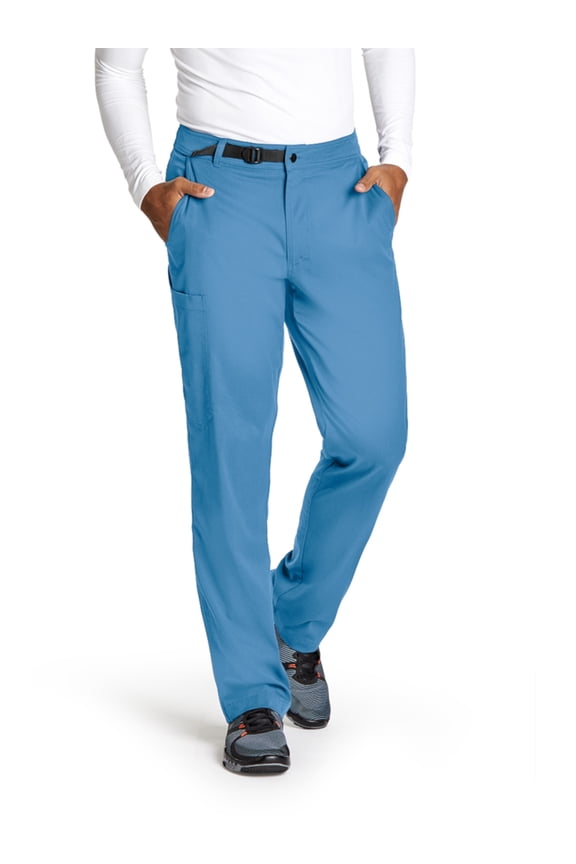 Grey's Anatomy GRSP507 Men's Wesley Cargo Scrub Pant Ciel Blue 2XL