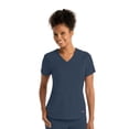 thumbnail image 1 of Grey's Anatomy GRST011 Women's Emma Scrub Top Steel M, 1 of 2