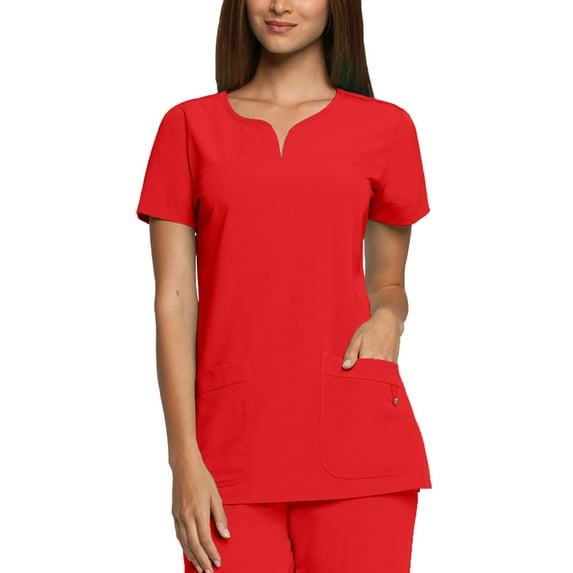 Grey's Anatomy 'Grey's Anatomy Signature' 2 Pocket Notch Neck Top Scrub Top