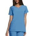 thumbnail image 1 of Grey's Anatomy Signature Womens 2121 Notch Neck Top-Ciel Blue-XL, 1 of 2