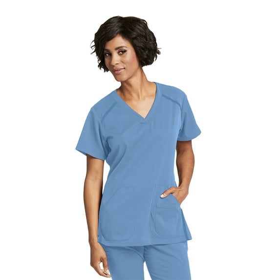 Grey's Anatomy Impact 7188 Women's Elevate Scrub Top Ciel Blue XL