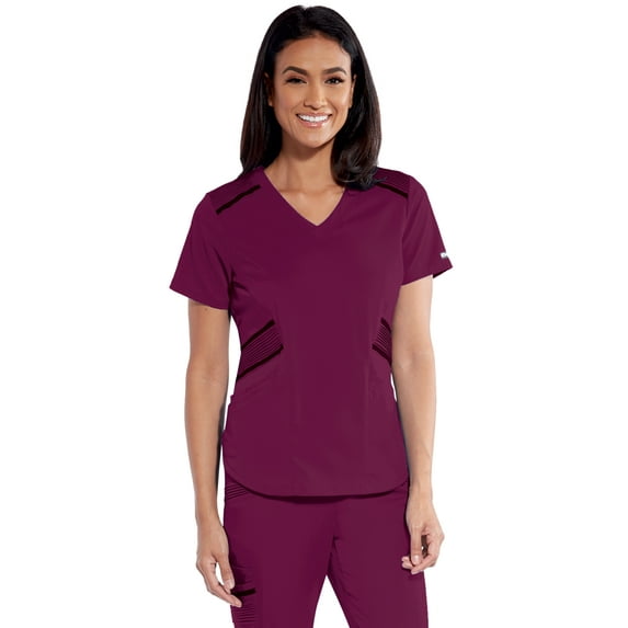 Grey's Anatomy Impact Women's GIT033 3 Pocket "Moto" Scrub Top
