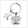 thumbnail image 1 of Grey's Anatomy Inspired Keychain Special Gift Funny Gift for Doctor Nurse, 1 of 4