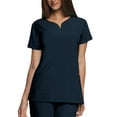 thumbnail image 1 of Grey's Anatomy 'Grey's Anatomy Signature' 2 Pocket Notch Neck Top Scrub Top, 1 of 2
