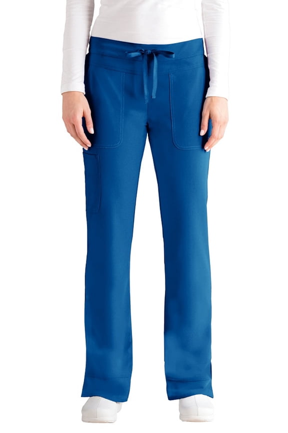 Signature Women's 3 Pocket Low Rise Petite Scrub Pant - 2207P