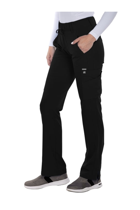 Grey's Anatomy Signature 2218 Women's Olivia Cargo Scrub Pant Black XS Tall