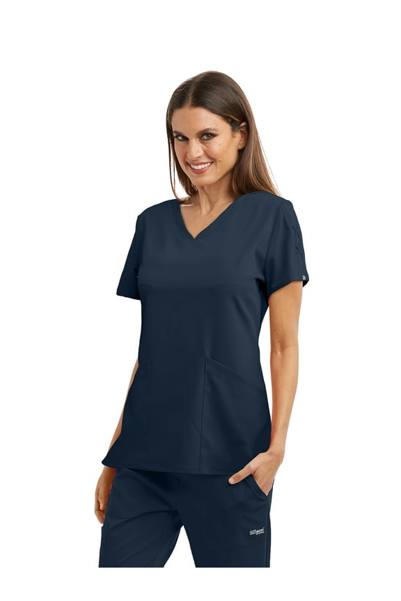 Grey's Anatomy Signature Womens GNT019 Astra Top-Graphite-Large