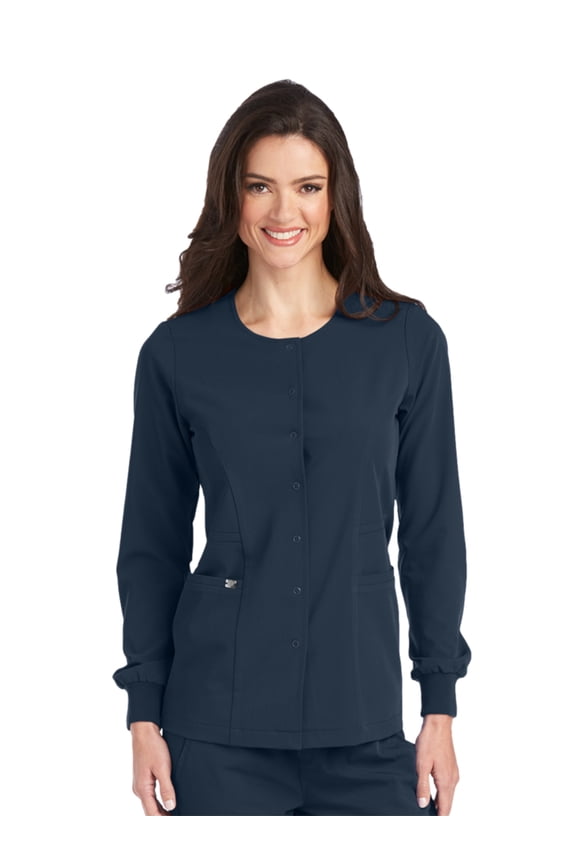 Signature Warm-Up for Women - Super-Soft Medical Scrub Jacket
