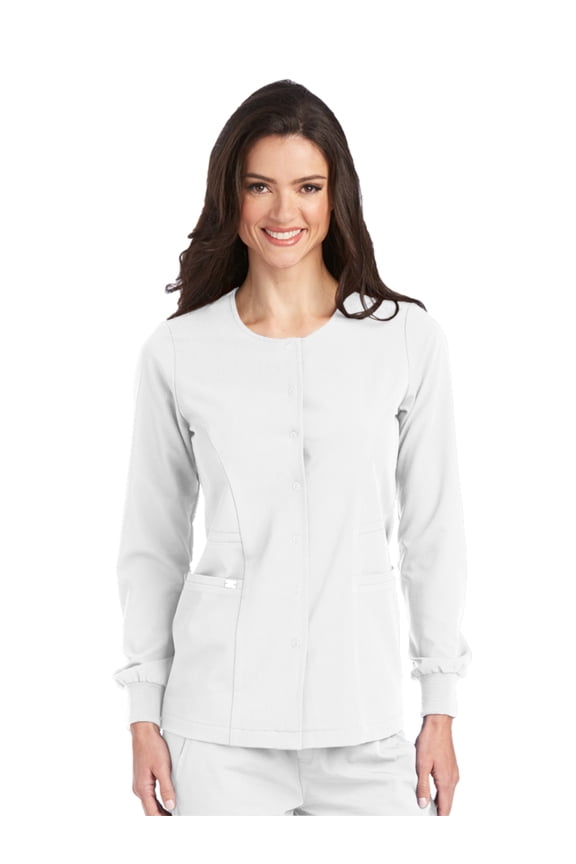 Grey's Anatomy Signature Warm-Up for Women - Super-Soft Medical Scrub Jacket