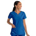thumbnail image 1 of Grey's Anatomy Signature Women's 2 Pocket Notch Yoke Neck Scrub Top - 2121, 1 of 2