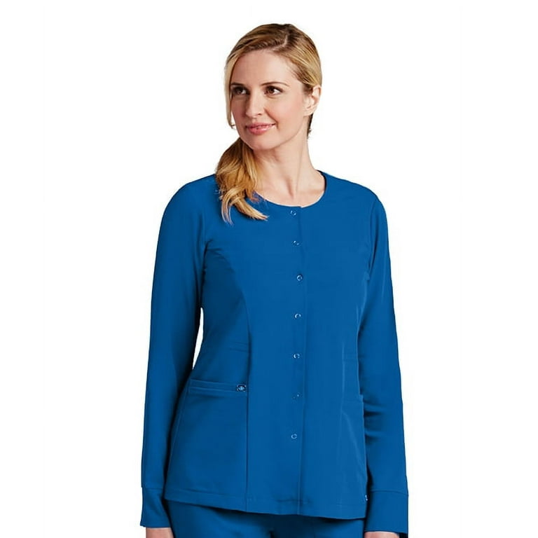 Apparel Grey's Anatomy Pocket Snap Front Scrub Jackets Barco