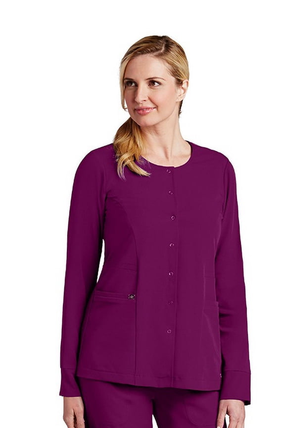 Grey's Anatomy Signature Women's 2 Pocket Snap Front Scrub Jacket - 2407