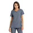 thumbnail image 1 of Grey's Anatomy Signature Womens 2121 Scrub Top-Denim Shade-X-Large, 1 of 2