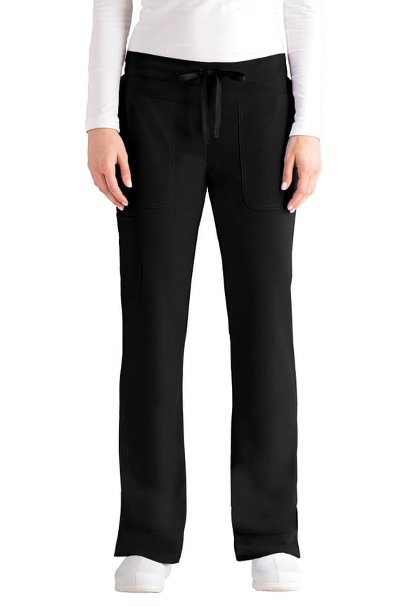 Grey's Anatomy Signature Womens 2207 Low Rise Pant-Black-XL Petite