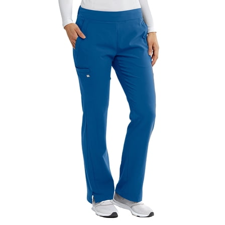 Grey's Anatomy Signature Womens GNP508 Flat Front Pant Royal-Large