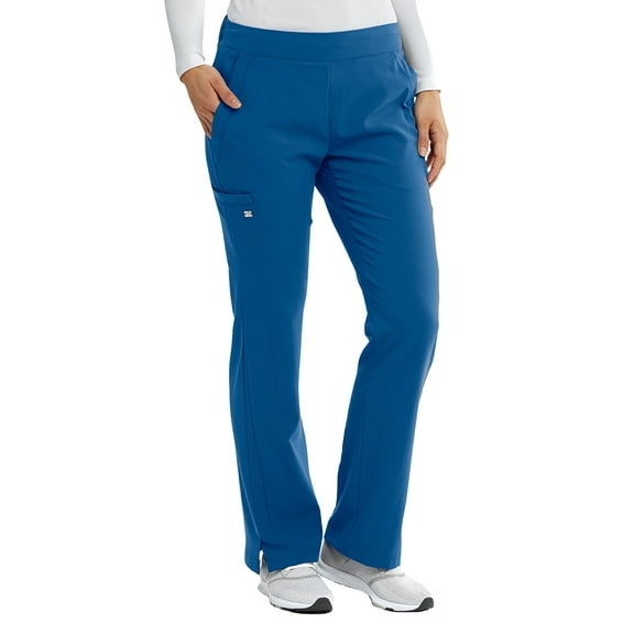 Grey's Anatomy Signature Womens GNP508 Flat Front Pant Royal-Large