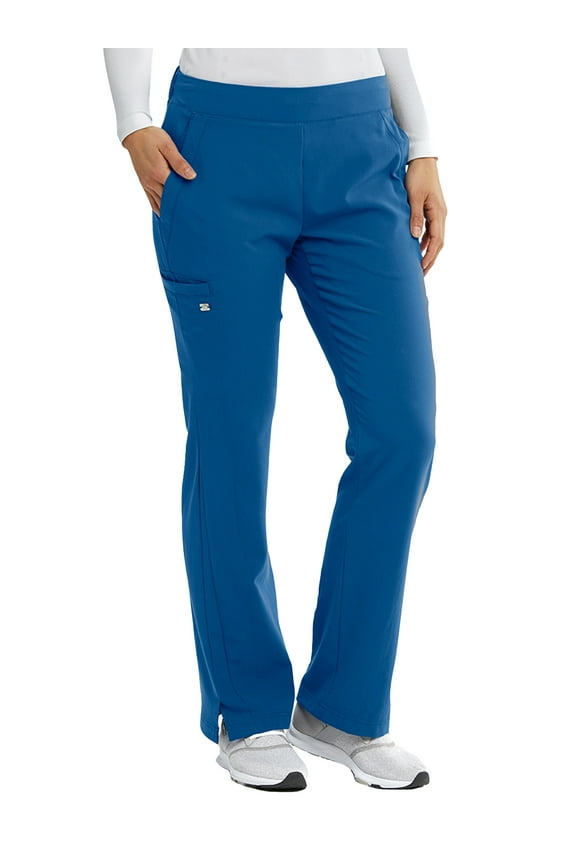 Grey's Anatomy Signature Womens GNP508 Flat Front Pant Royal-Medium