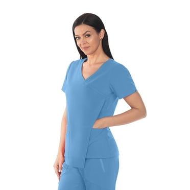 Grey's Anatomy Signature Womens GNT004 Asymmetrical Top-Ceil-XS