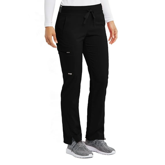 Grey's Anatomy Stretch GRSP500 Women's Kim Cargo Scrub Pant Black S