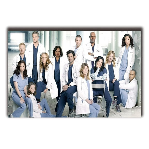Grey's Anatomy TV Series Show Poster for Home Decor Wall Art