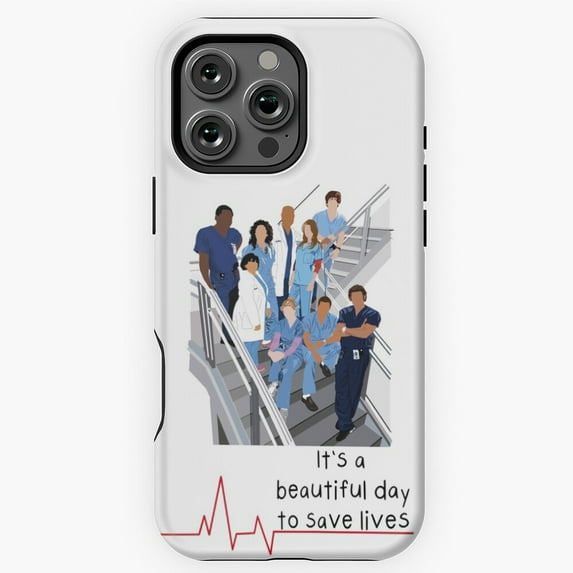 Grey's Anatomy TV Show Fan Art Phone Case for iPhone 16 15 14 13 12 11 Pro Max