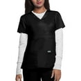 thumbnail image 1 of Grey's Anatomy Grey's Anatomy™ 3-Pocket Mock Wrap Top Scrub Top, 1 of 2