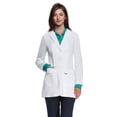 thumbnail image 1 of Grey's Anatomy Women's 7446 2 Pocket Lab Coat-White-Small, 1 of 2